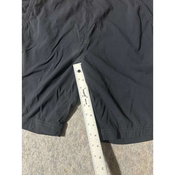 Rhone Shorts Mens M Black Training 8" Inseam Flat Front Pockets Drawstring - Picture 4 of 5